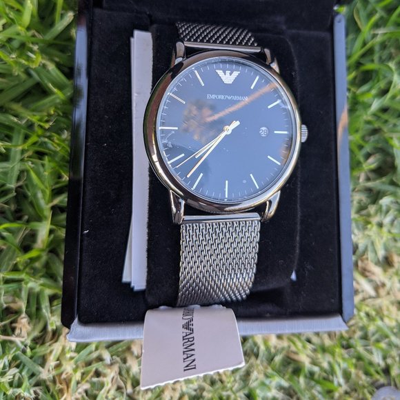 Emporio Armani Quartz Blue Dial Men's Watch - Picture 5 of 13